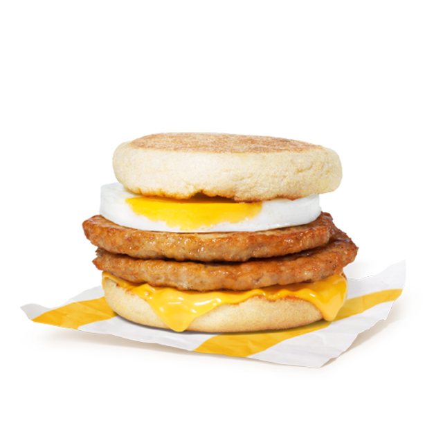 Double Sausage & Egg McMuffin — McDonald's China