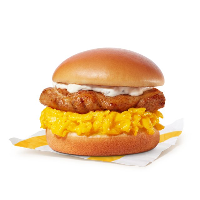 Grilled Chicken & Scrambled Double-Egg Burger — McDonald's China