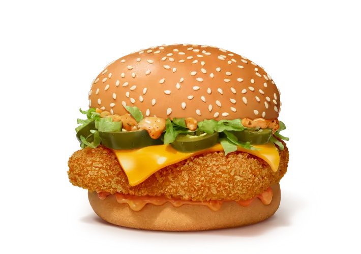 McSpicy Premium Veg Burger — McDonald's India
