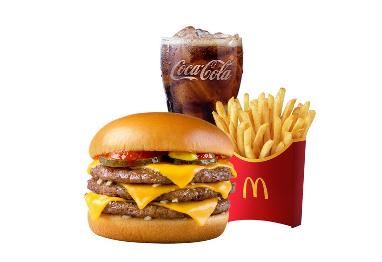 Triple Cheeseburger — McDonald's Korea