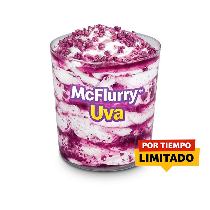 McFlurry Uva Crocante — McDonald's El Salvador