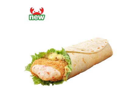 Crab Cream Croquette Snackwrap