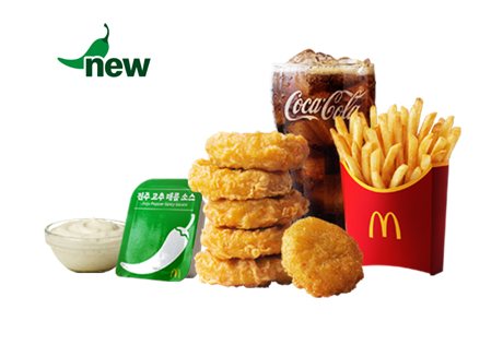 Jinju Pepper Spicy Sauce McNuggets